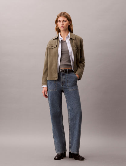 High Rise Loose Utility Jeans - Calvin Klein Women