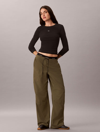 Tech Crinkle Twill Pants - Calvin Klein Women