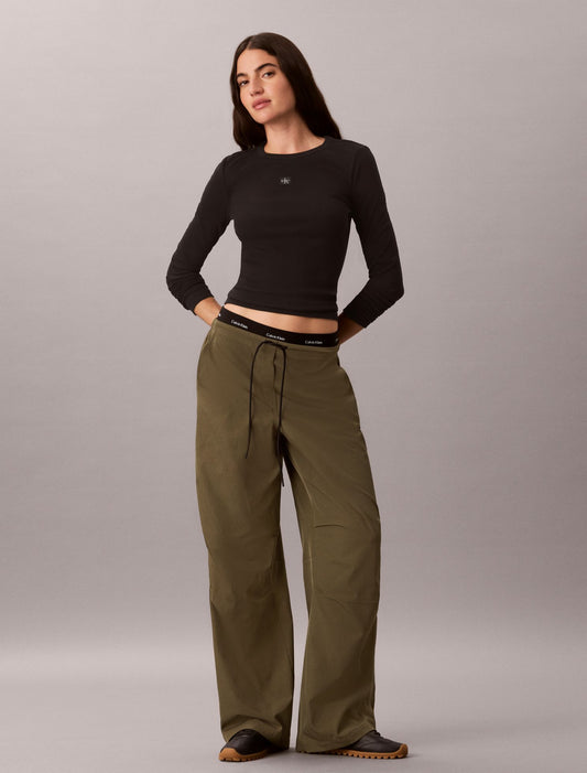 Tech Crinkle Twill Pants - Calvin Klein Women