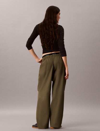 Tech Crinkle Twill Pants - Calvin Klein Women