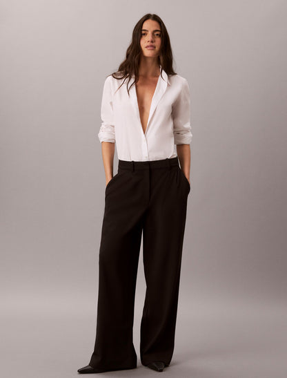 Stretch Crepe Trousers - Calvin Klein Women