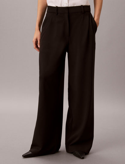 Stretch Crepe Trousers - Calvin Klein Women