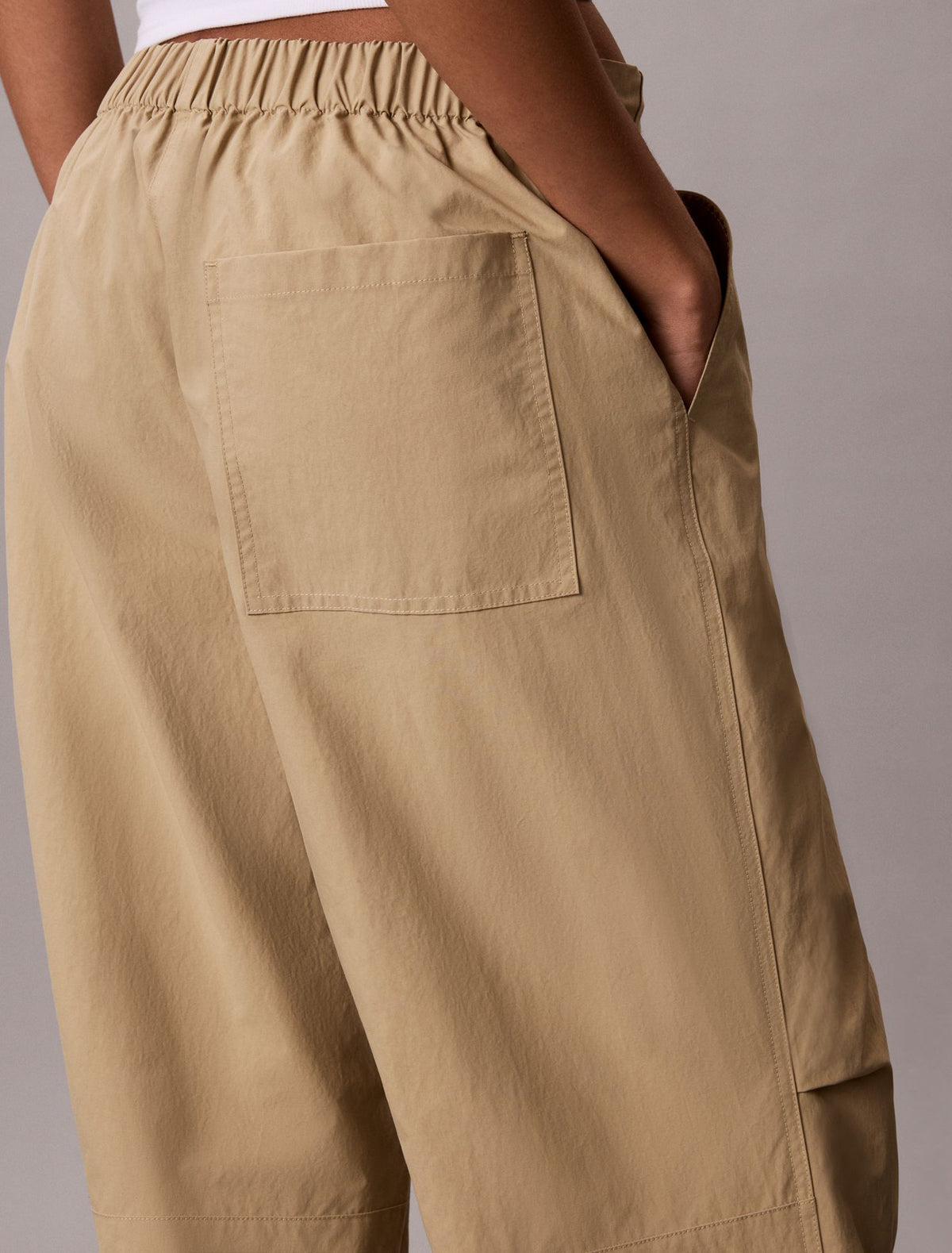 Crinkle Nylon Pants - Calvin Klein Women