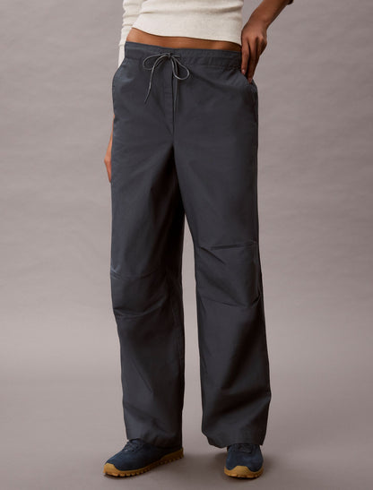Cotton Ripstop Pull-On Pants - Calvin Klein Women