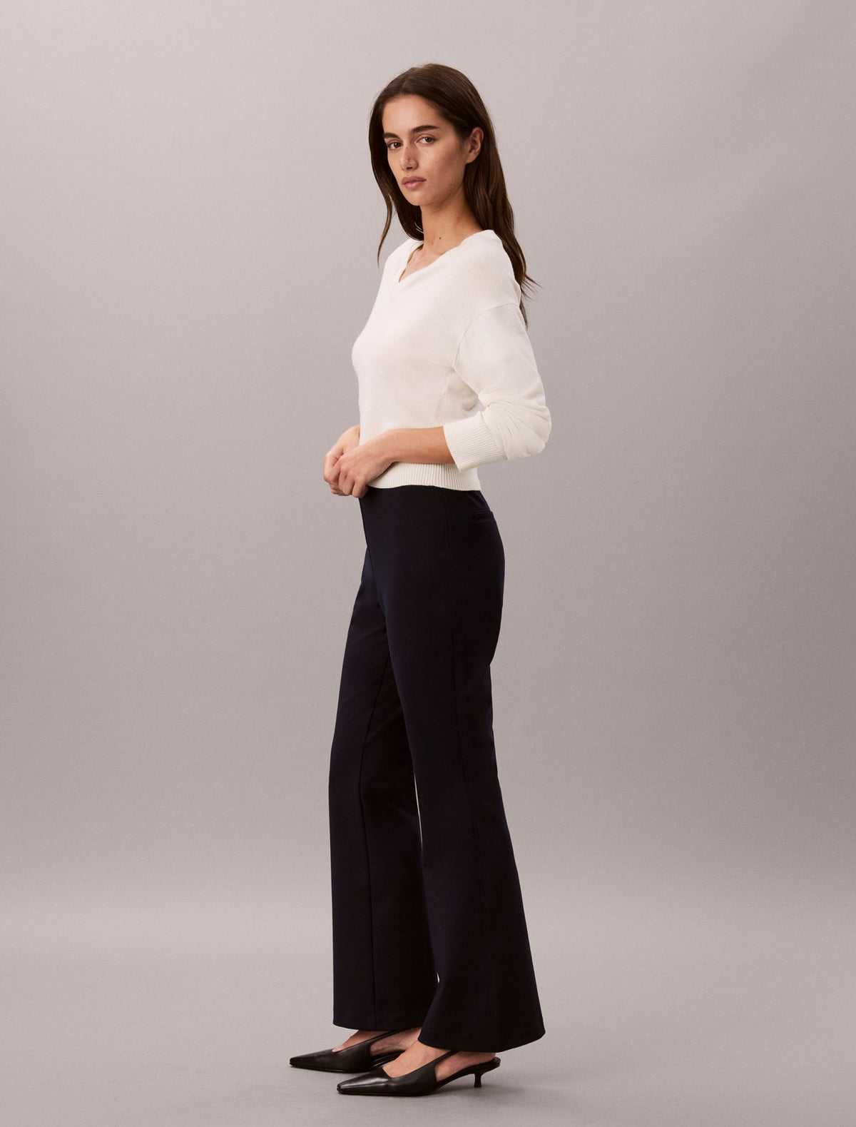 Ponte Flared Pants - Calvin Klein Women