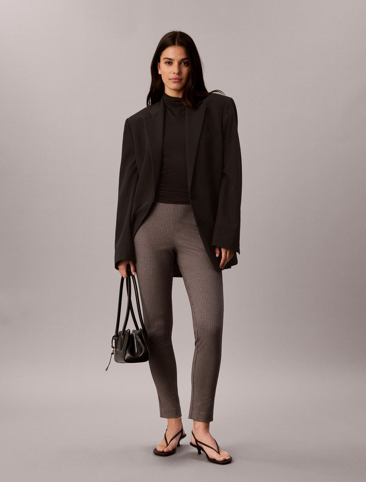 Ponte Print Skinny Fit Pants - Calvin Klein Women