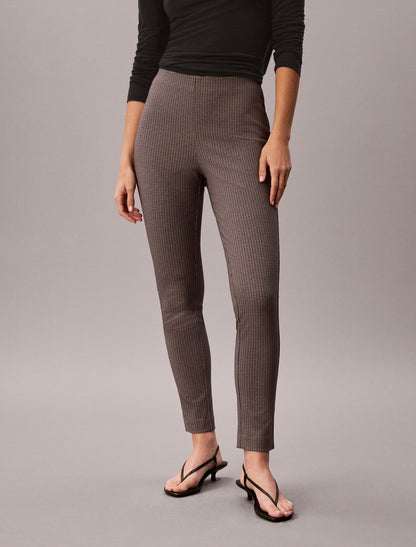 Ponte Print Skinny Fit Pants - Calvin Klein Women