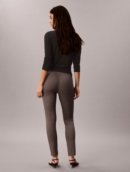 Ponte Print Skinny Fit Pants - Calvin Klein Women