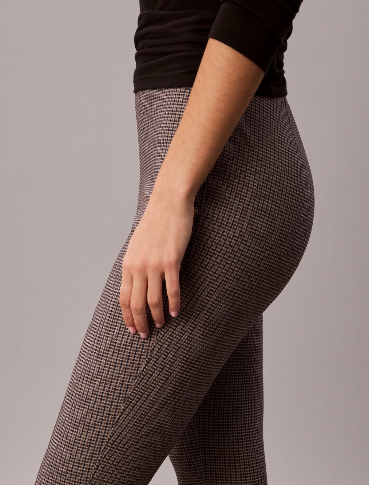 Ponte Print Skinny Fit Pants - Calvin Klein Women