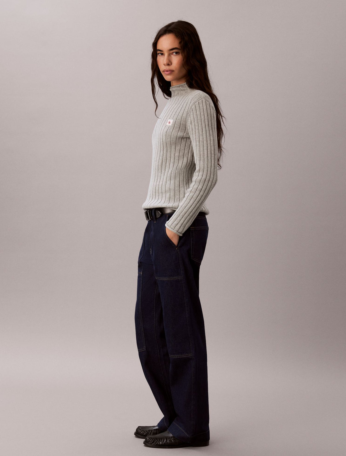 Denim Workwear Pants - Calvin Klein Women