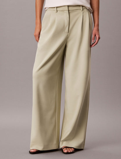 Stretch Crepe Trousers - Calvin Klein Women