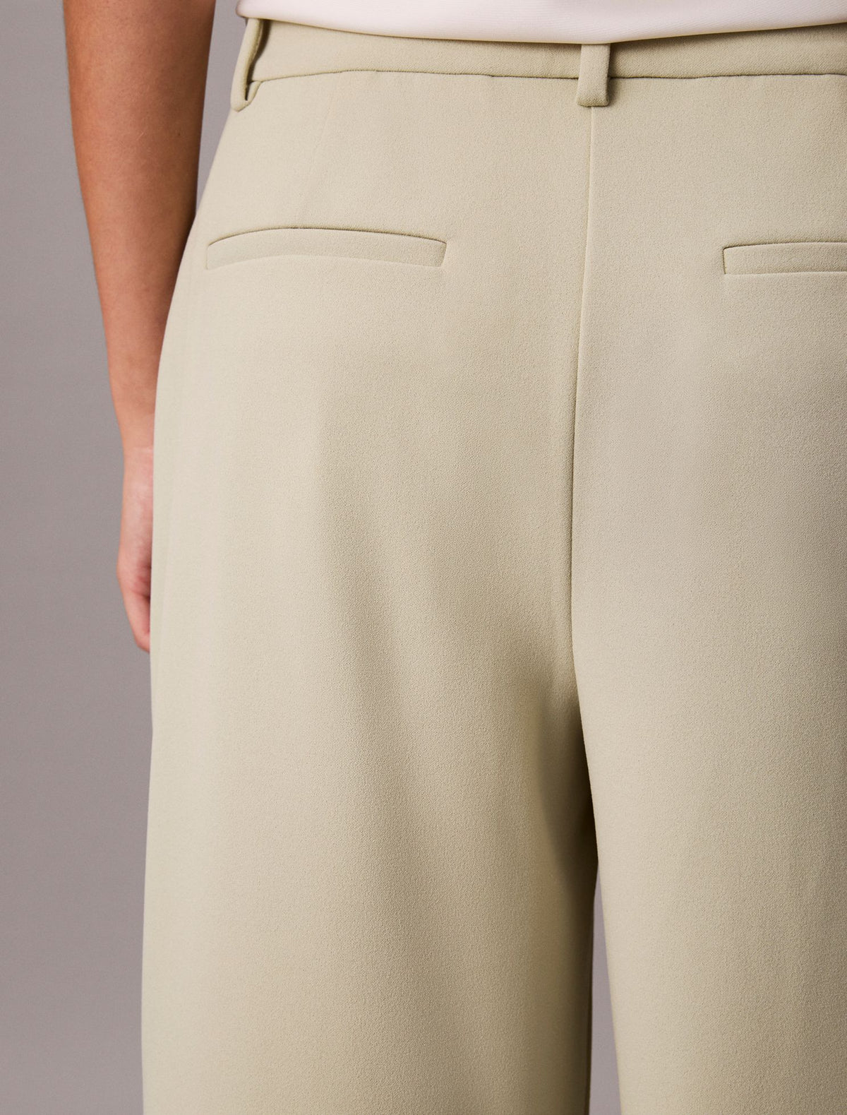 Stretch Crepe Trousers - Calvin Klein Women