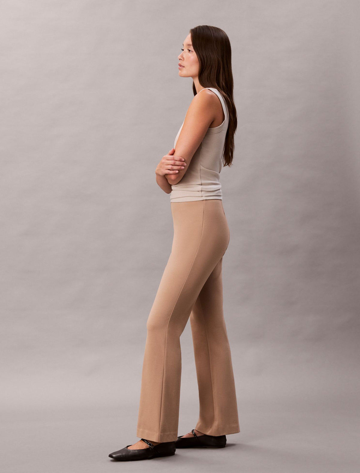 Ponte Slim Flared Pants - Calvin Klein Women