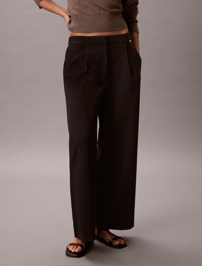 Ponte Wide Leg Pants - Calvin Klein Women