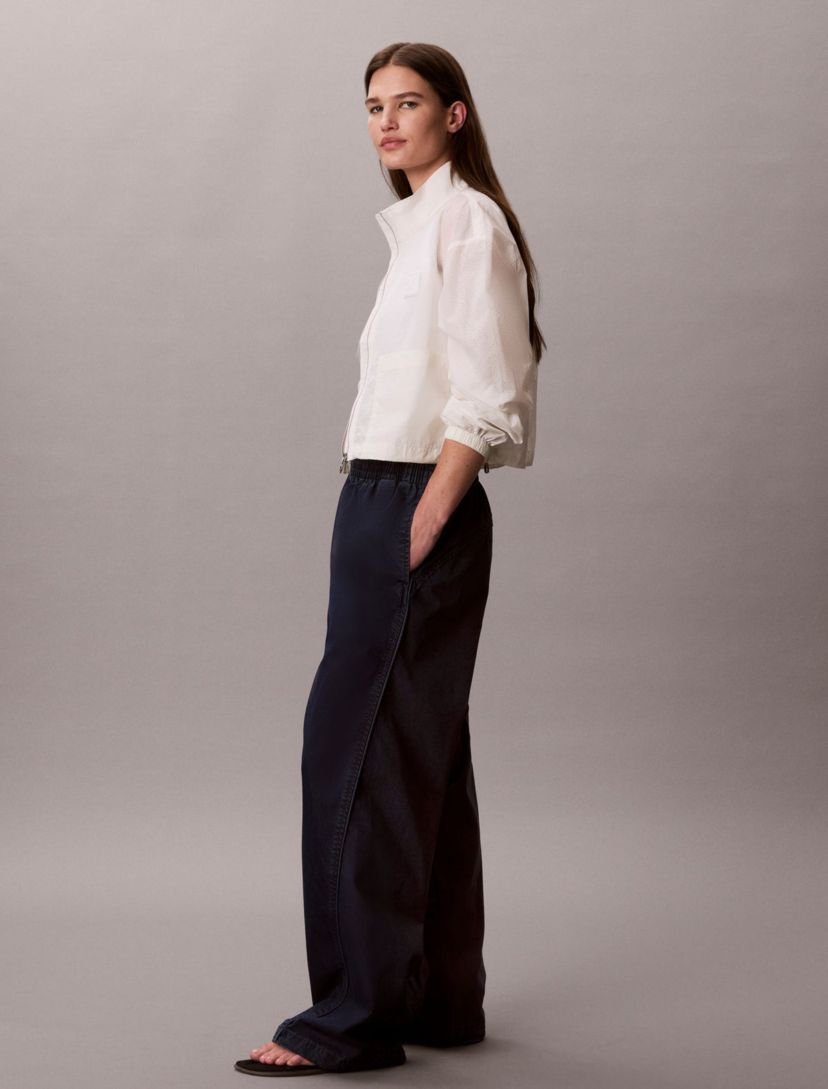 Denim Parachute Pants - Calvin Klein Women