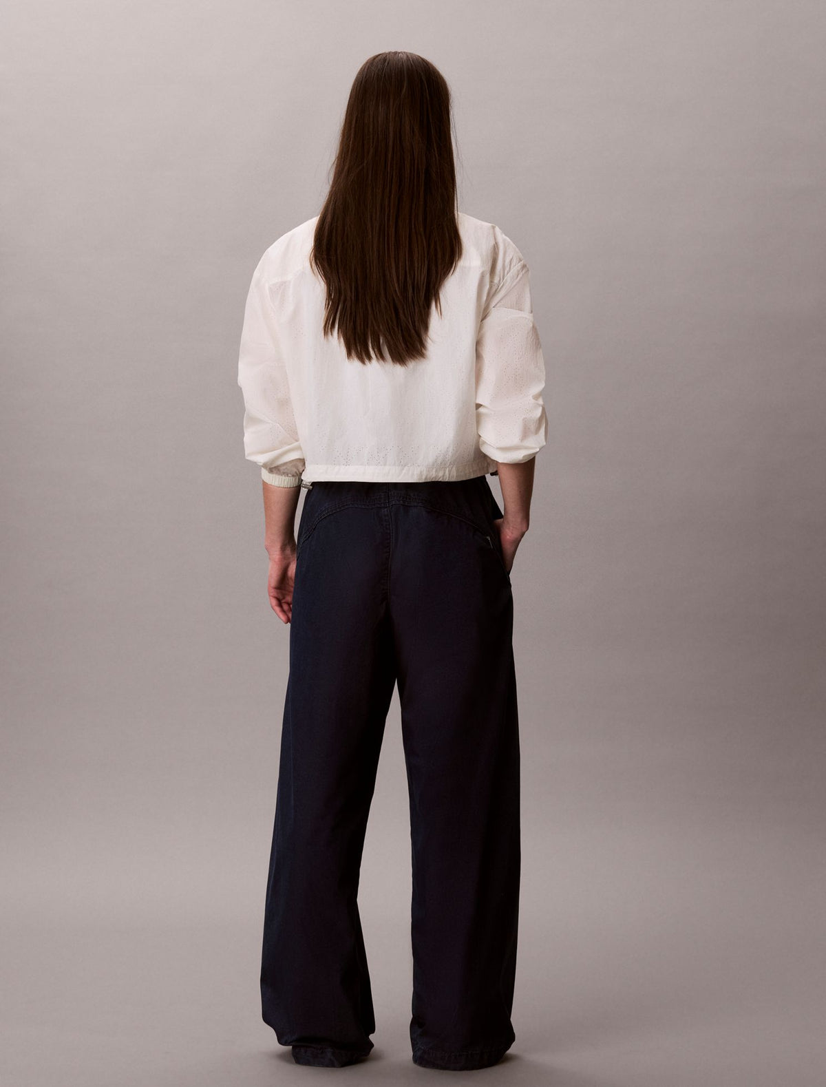 Denim Parachute Pants - Calvin Klein Women