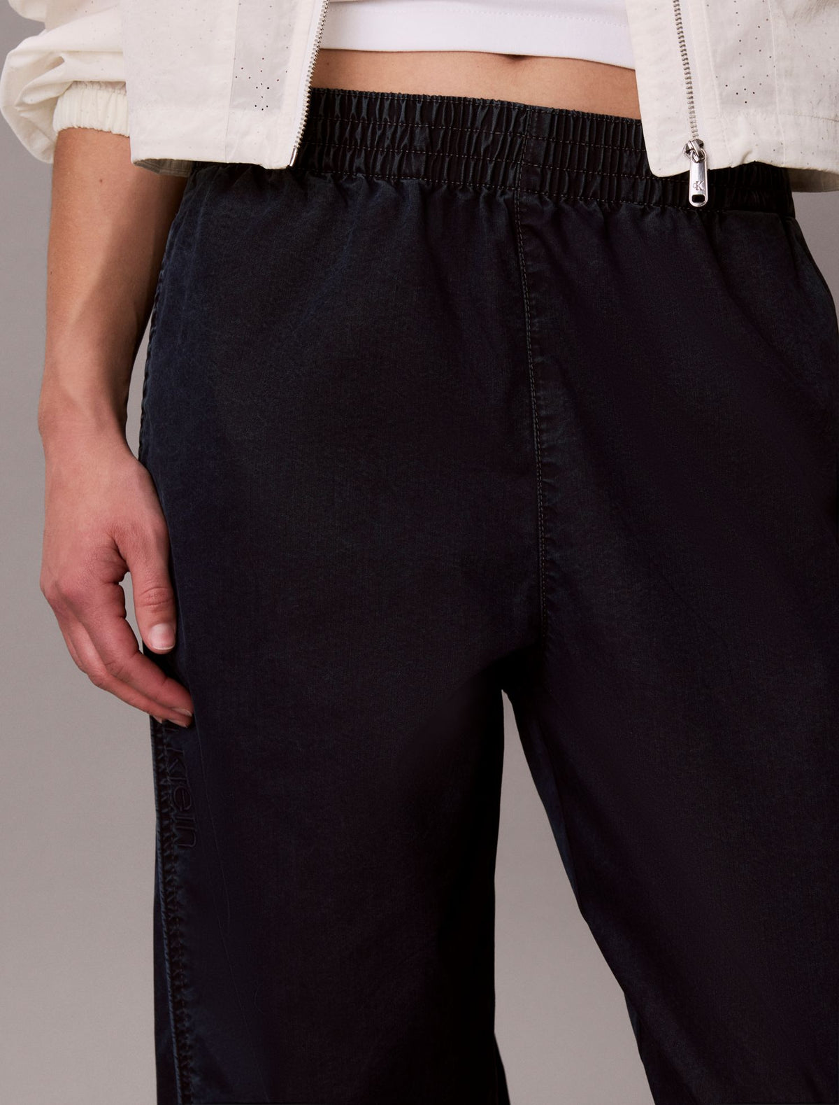 Denim Parachute Pants - Calvin Klein Women
