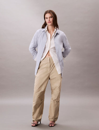 Crinkle Nylon Parachute Pants - Calvin Klein Women