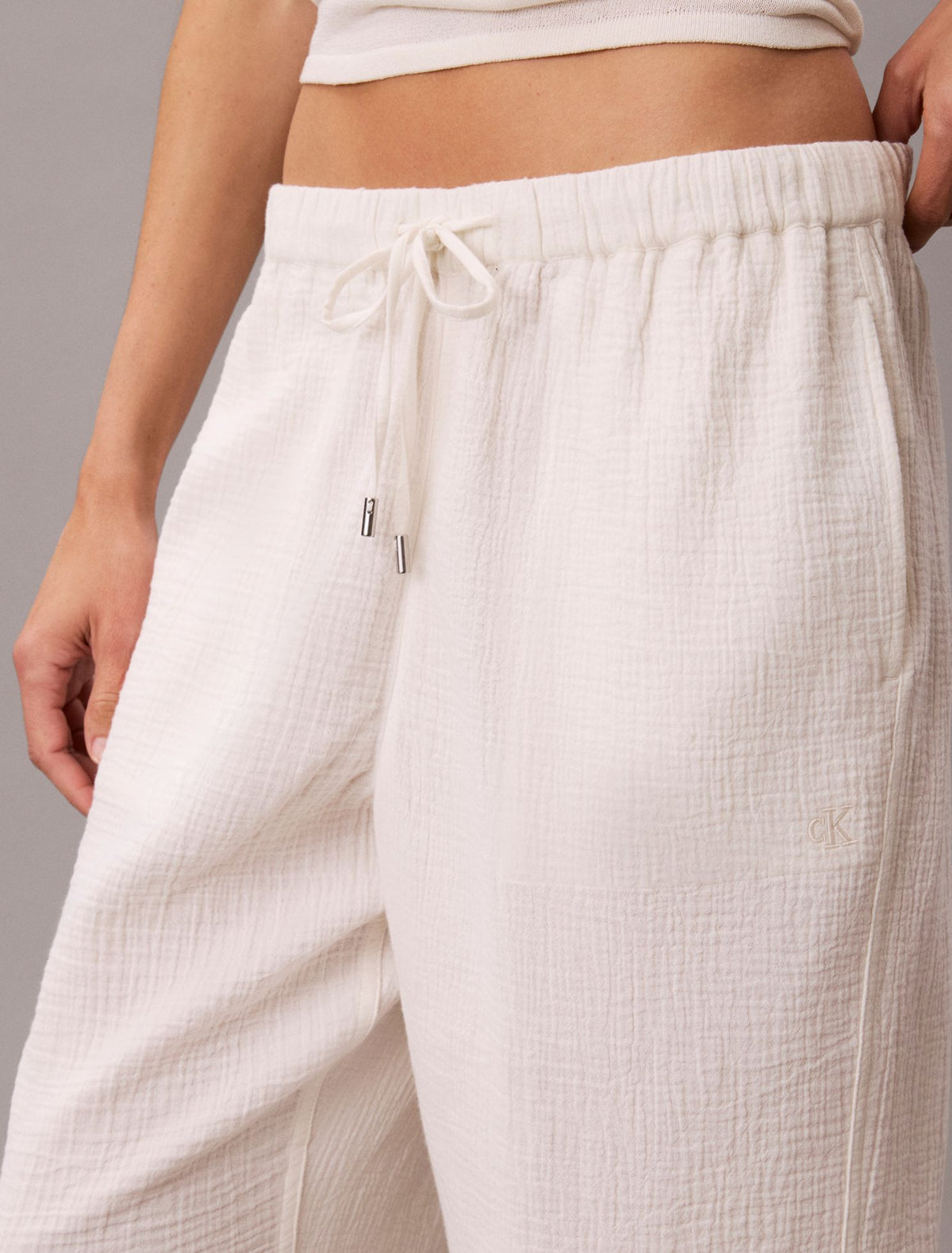 Double Gauze Pull-On Pants - Calvin Klein Women