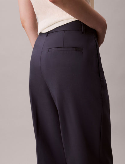 Cotton Stretch Straight Fit Chino Pants - Calvin Klein Women