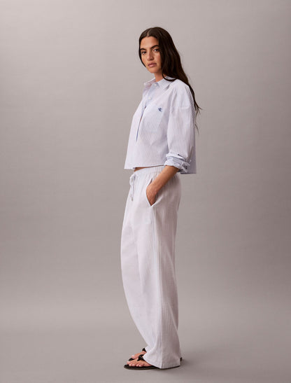 Double Gauze Pull-On Pants - Calvin Klein Women