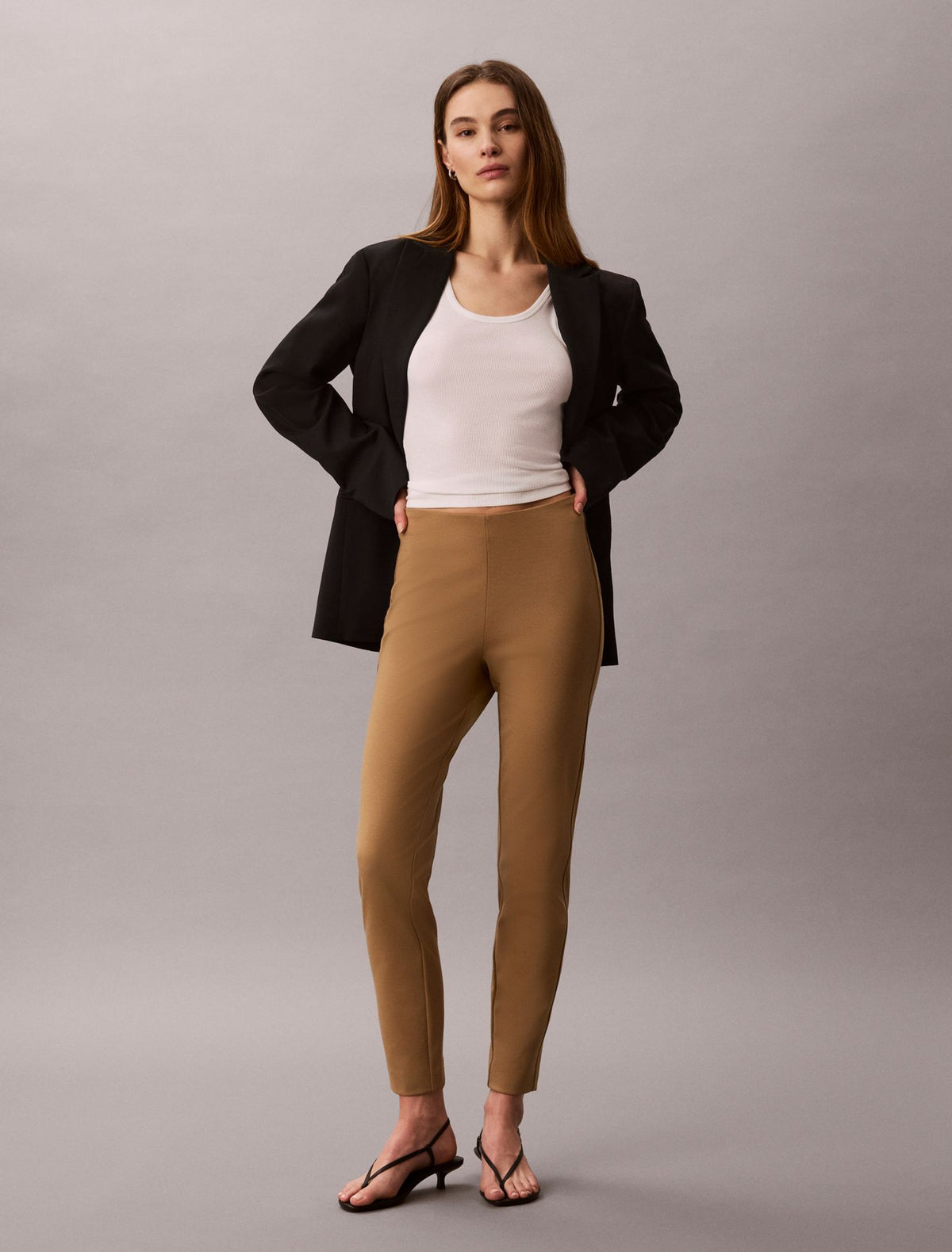 Ponte Skinny Fit Pants - Calvin Klein Women