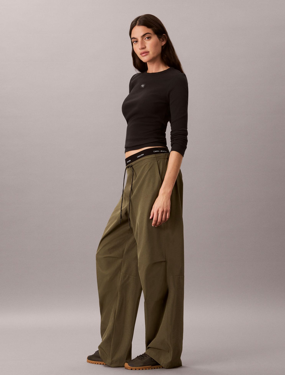 Tech Crinkle Twill Pants - Calvin Klein Women