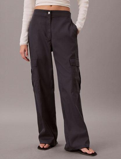 Soft Twill Cargo Pants - Calvin Klein Women