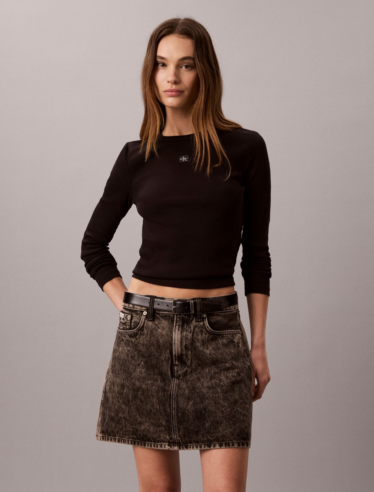 90s Denim Mini Skirt - Calvin Klein Women
