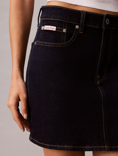 Denim Mini Skirt - Calvin Klein Women