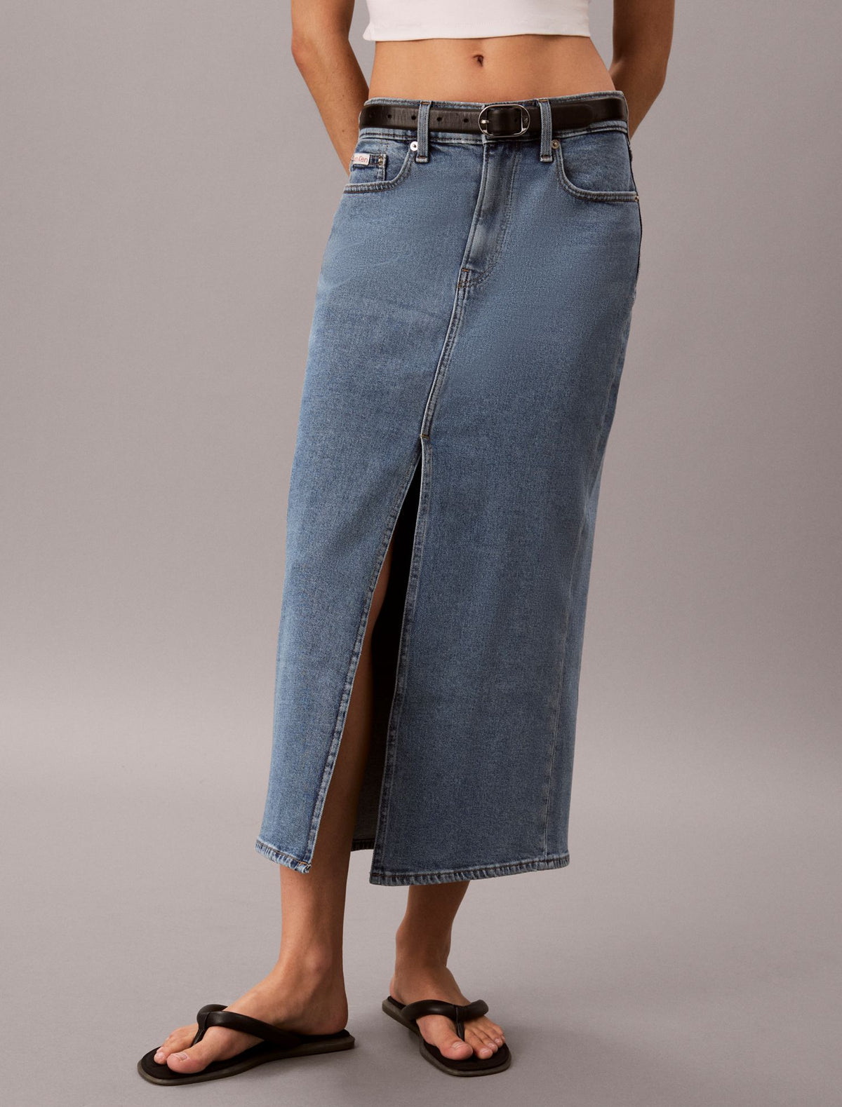 Denim Maxi Skirt - Calvin Klein Women