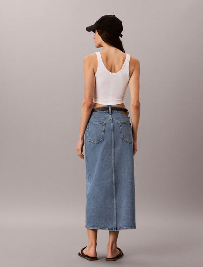 Denim Maxi Skirt - Calvin Klein Women