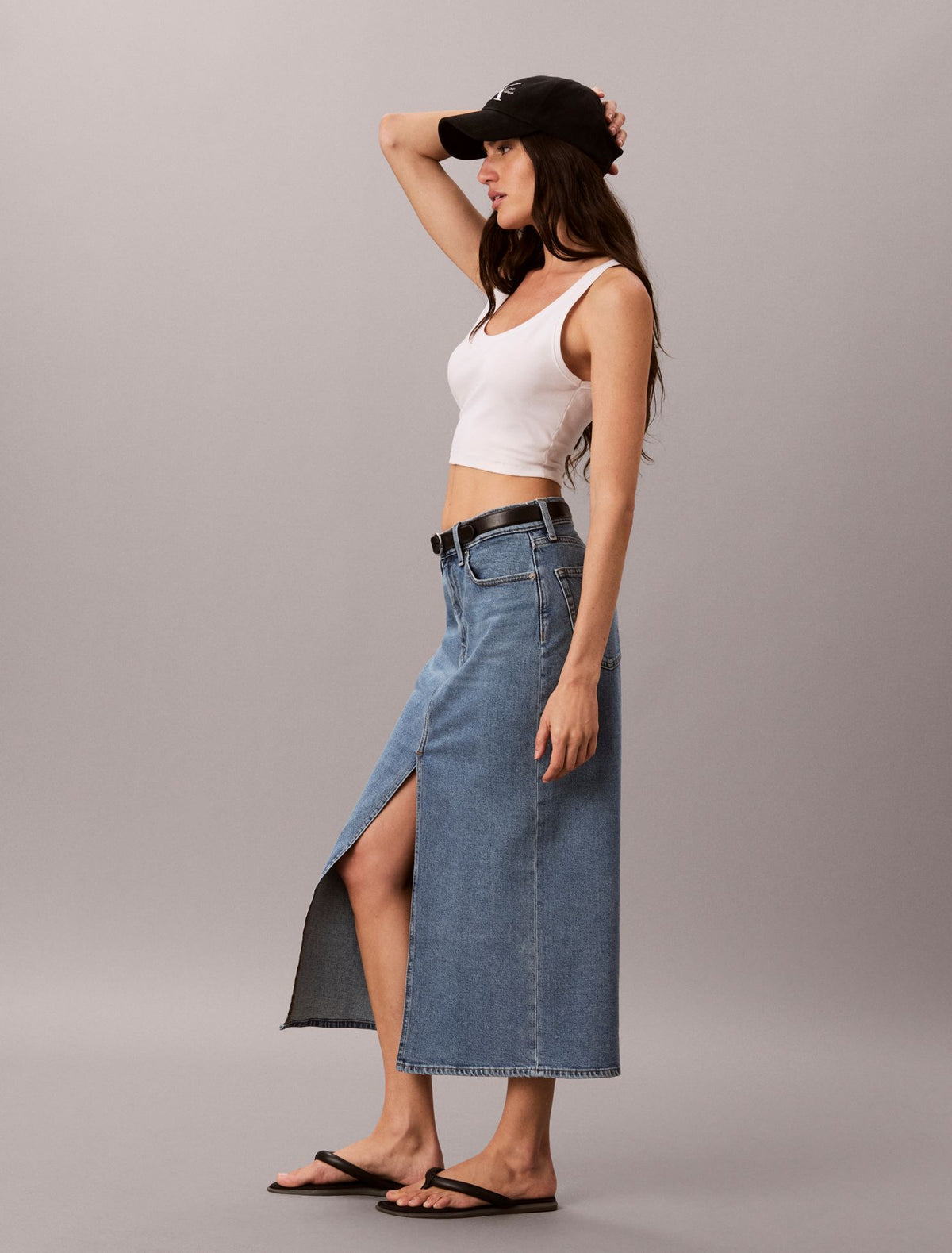 Denim Maxi Skirt - Calvin Klein Women