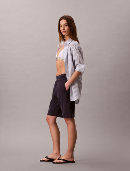Monogram French Terry Shorts - Calvin Klein Women