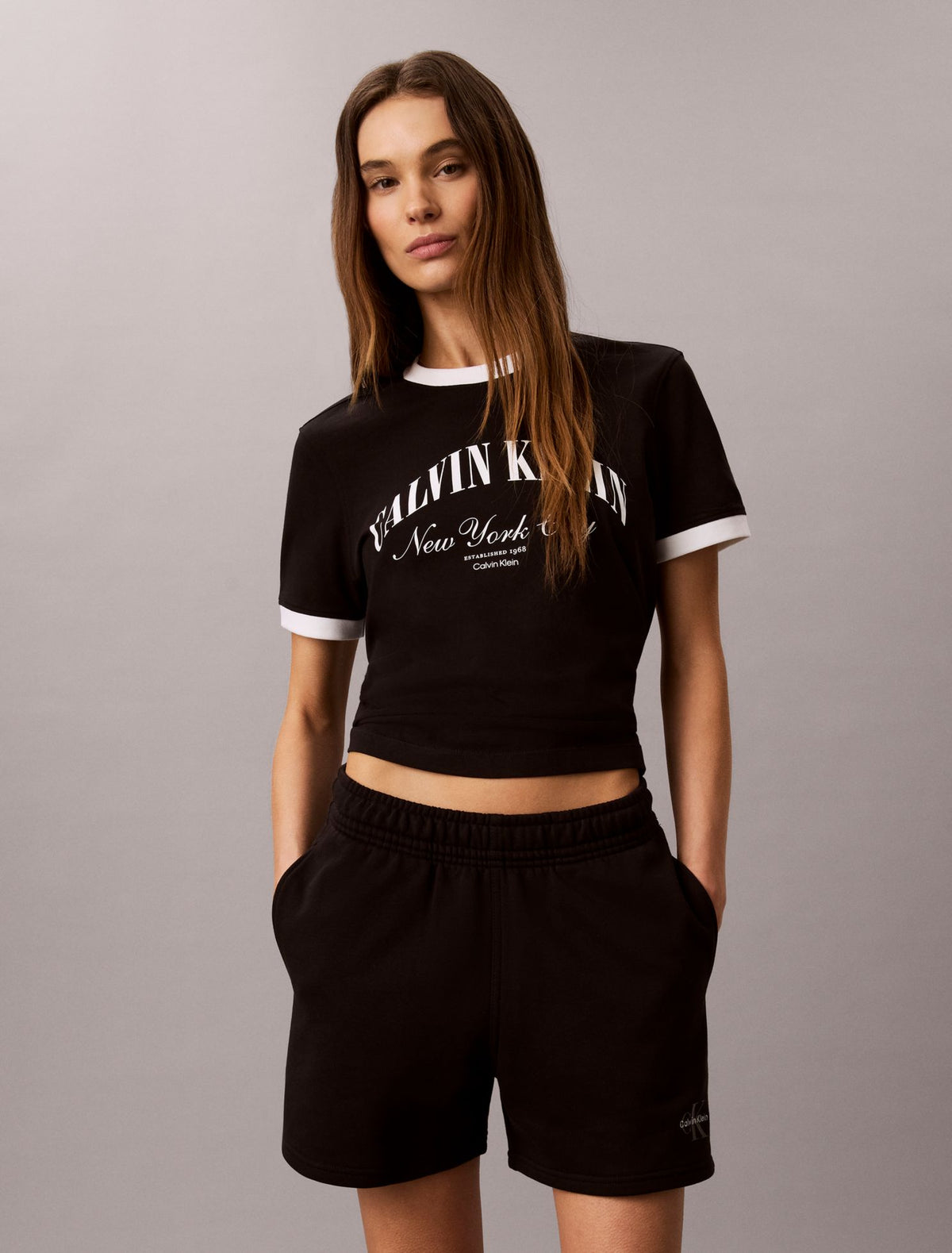 Monologo French Terry Shorts - Calvin Klein Women