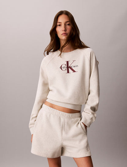 Monogram Fleece Shorts - Calvin Klein Women