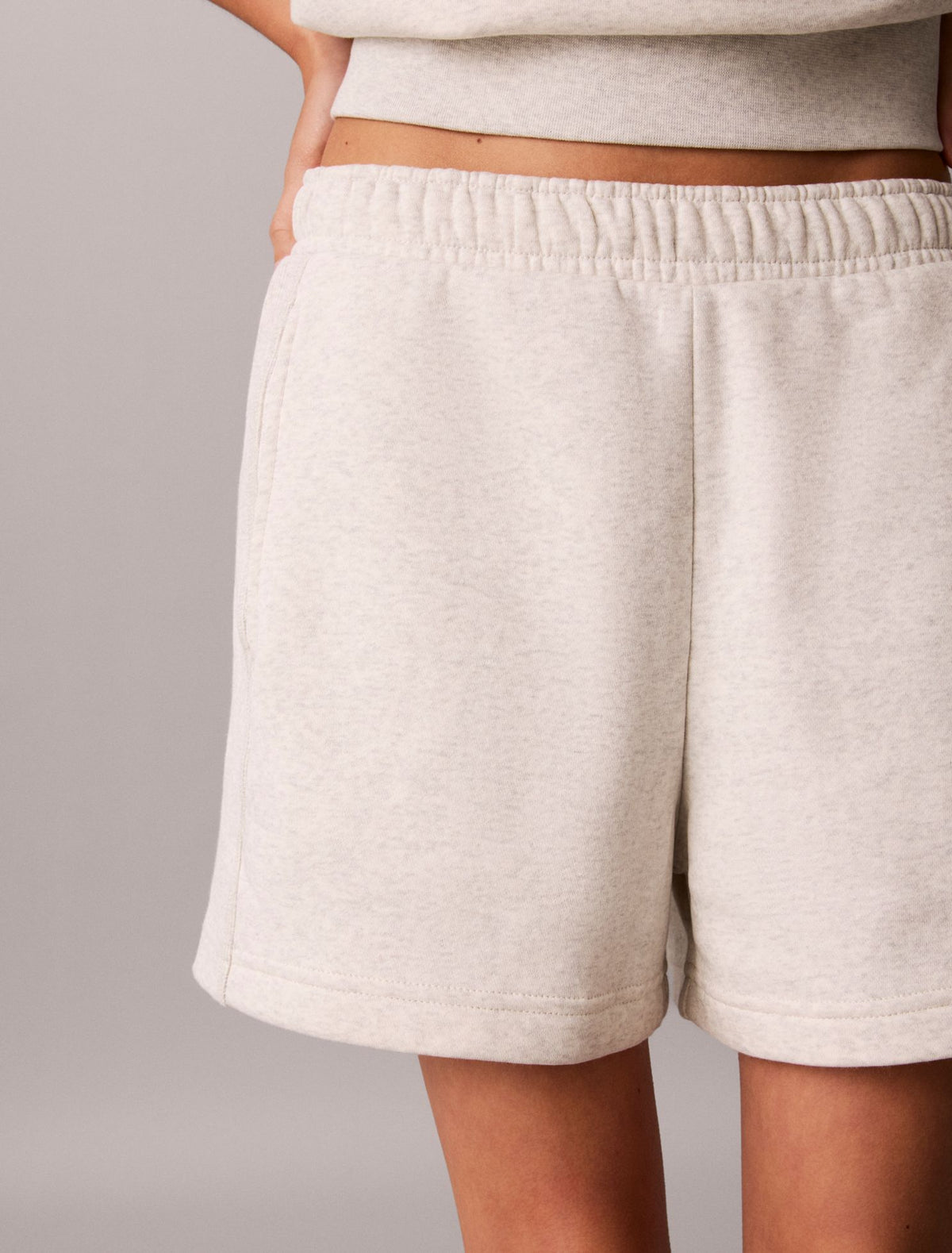 Monogram Fleece Shorts - Calvin Klein Women