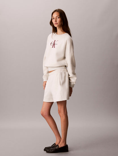 Monogram Fleece Shorts - Calvin Klein Women