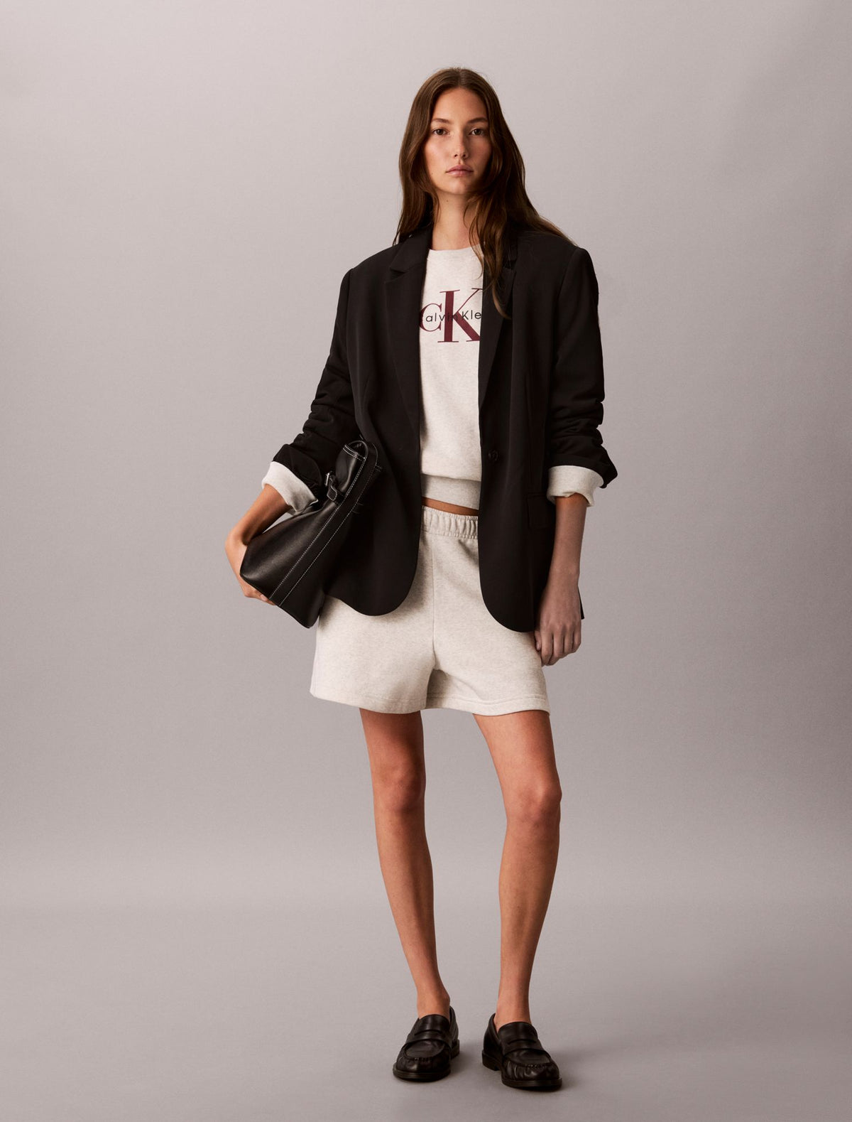 Monogram Fleece Shorts - Calvin Klein Women