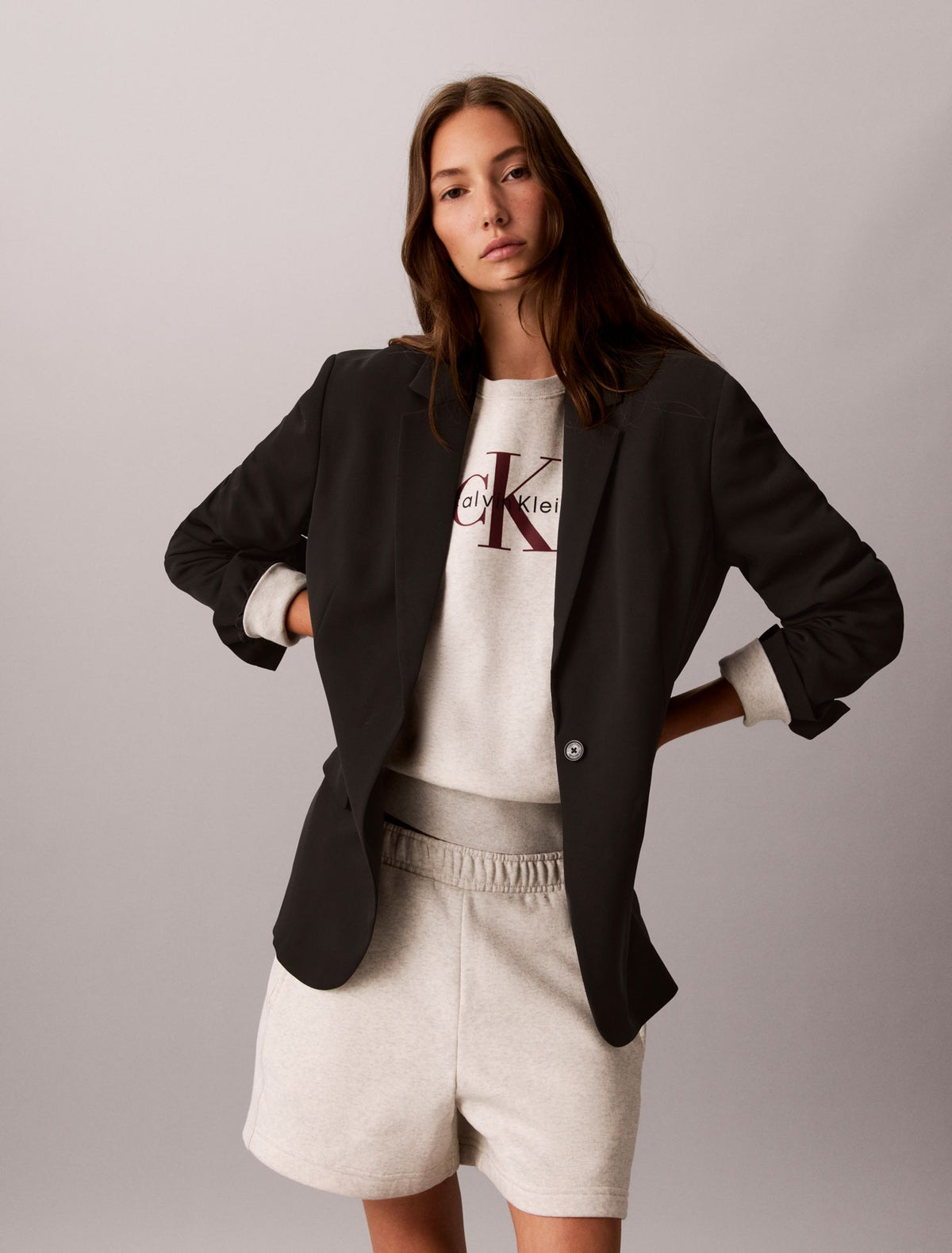 Monogram Fleece Shorts - Calvin Klein Women