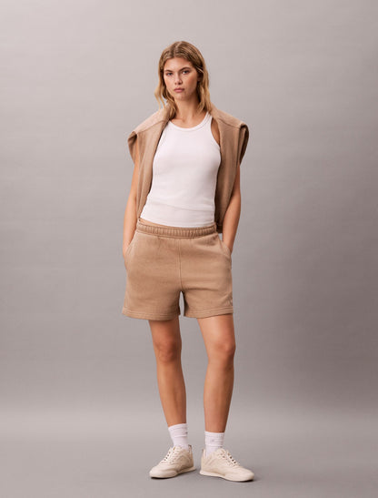 Monologo Fleece Shorts - Calvin Klein Women