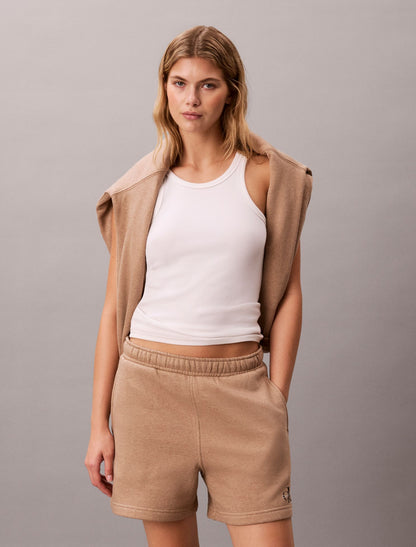 Monologo Fleece Shorts - Calvin Klein Women