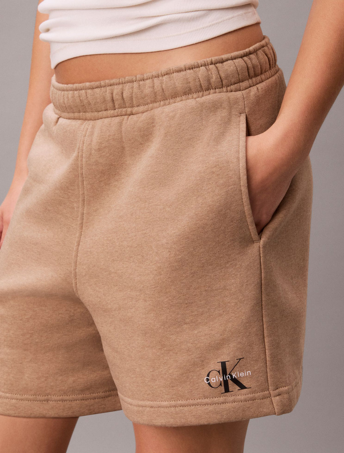 Monologo Fleece Shorts - Calvin Klein Women