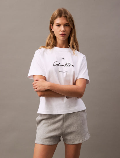 Archive Logo Fleece Shorts - Calvin Klein Women