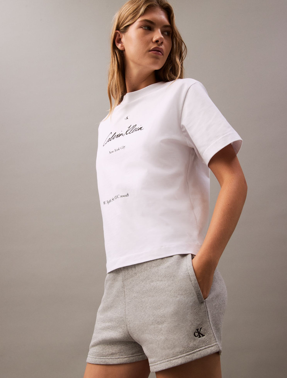 Archive Logo Fleece Shorts - Calvin Klein Women