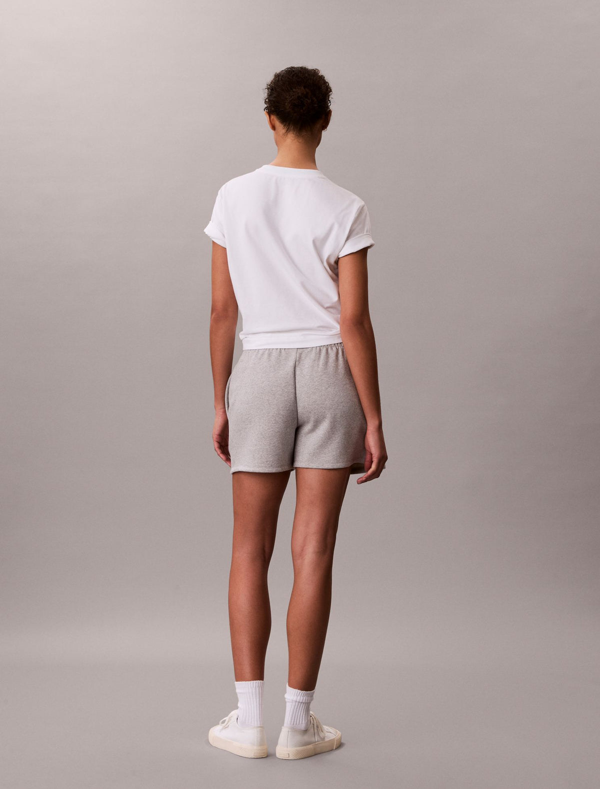 Monologo Fleece Pull-On Shorts - Calvin Klein Women