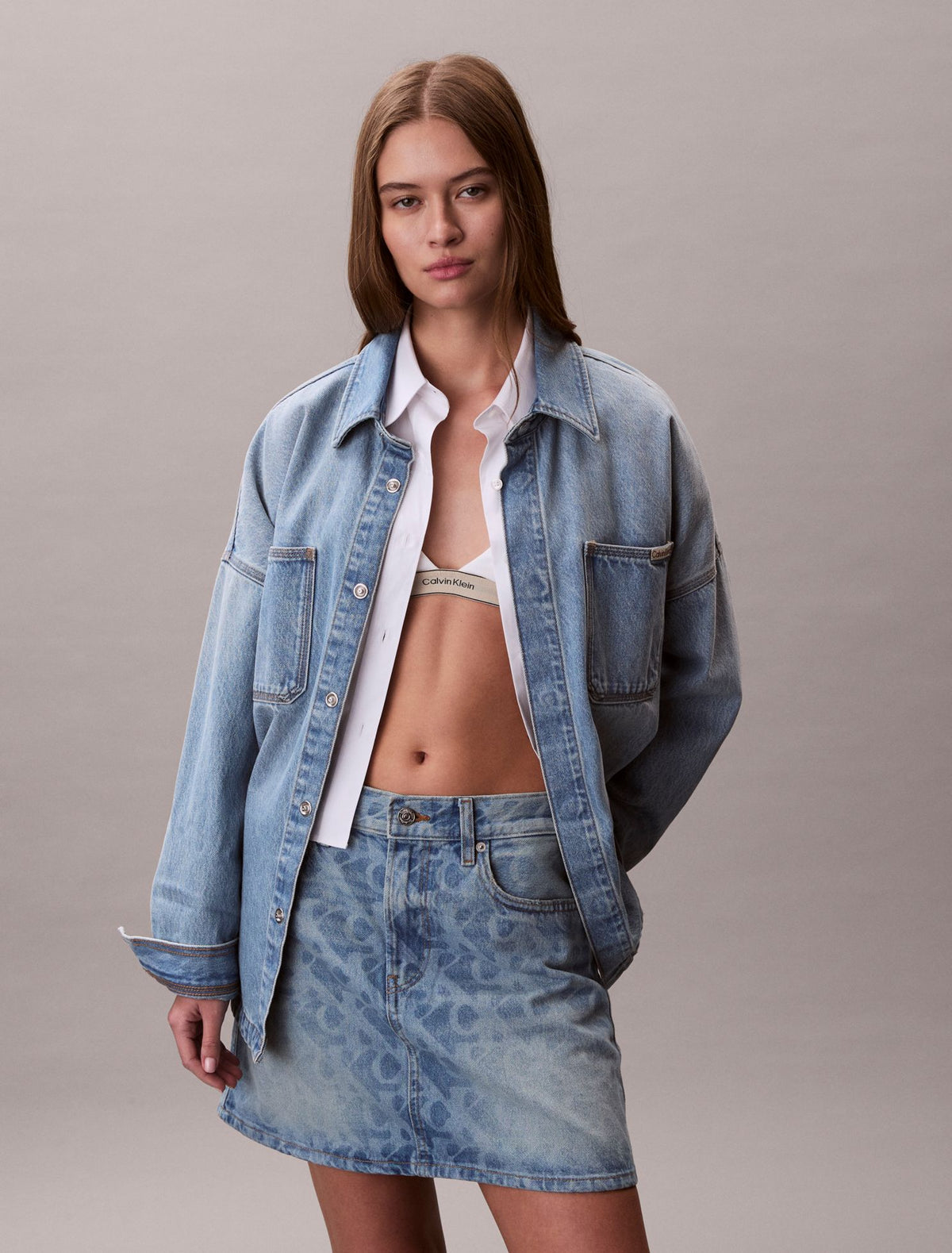 90s Mini Skirt - Calvin Klein Women