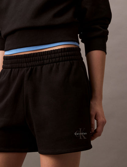 Monologo Fleece Pull-On Shorts - Calvin Klein Women