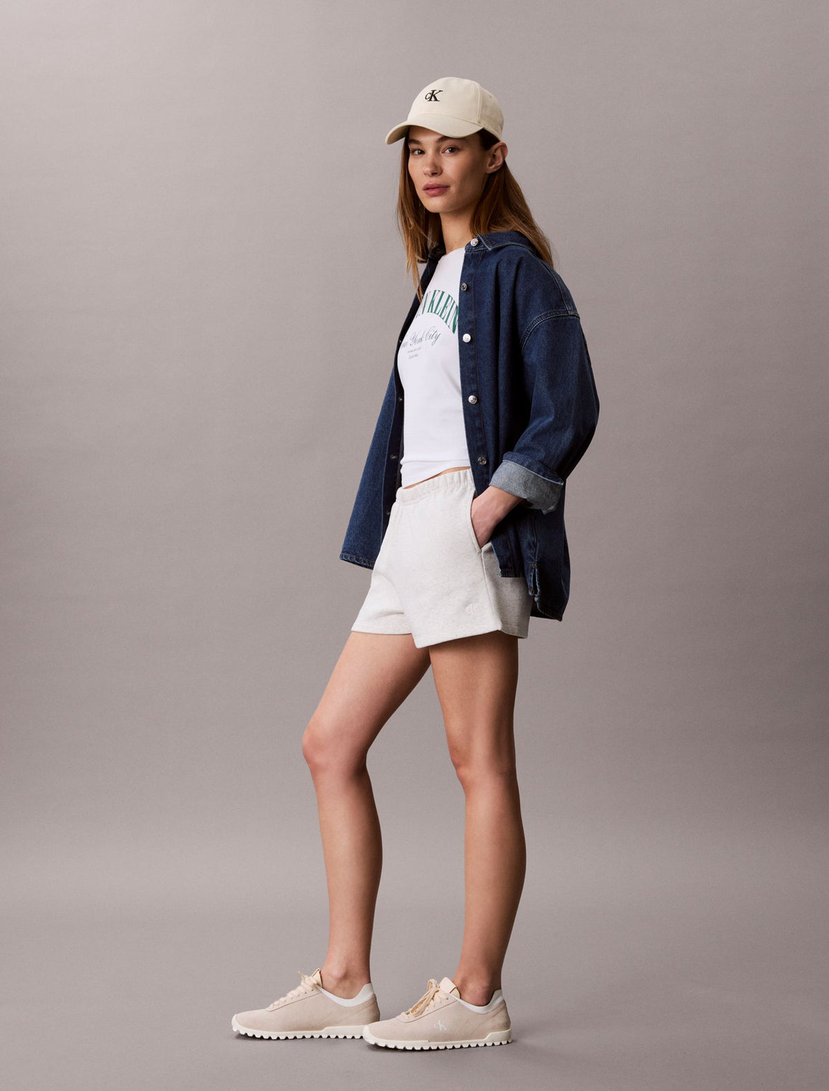 Archive Logo Fleece Shorts - Calvin Klein Women