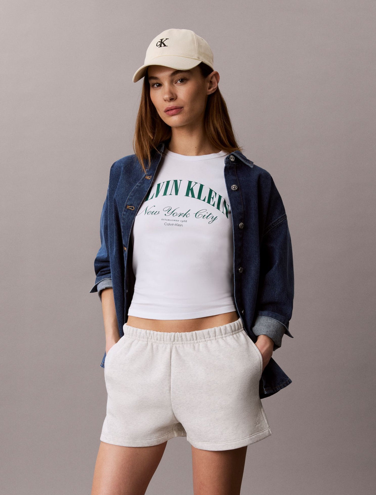 Archive Logo Fleece Shorts - Calvin Klein Women